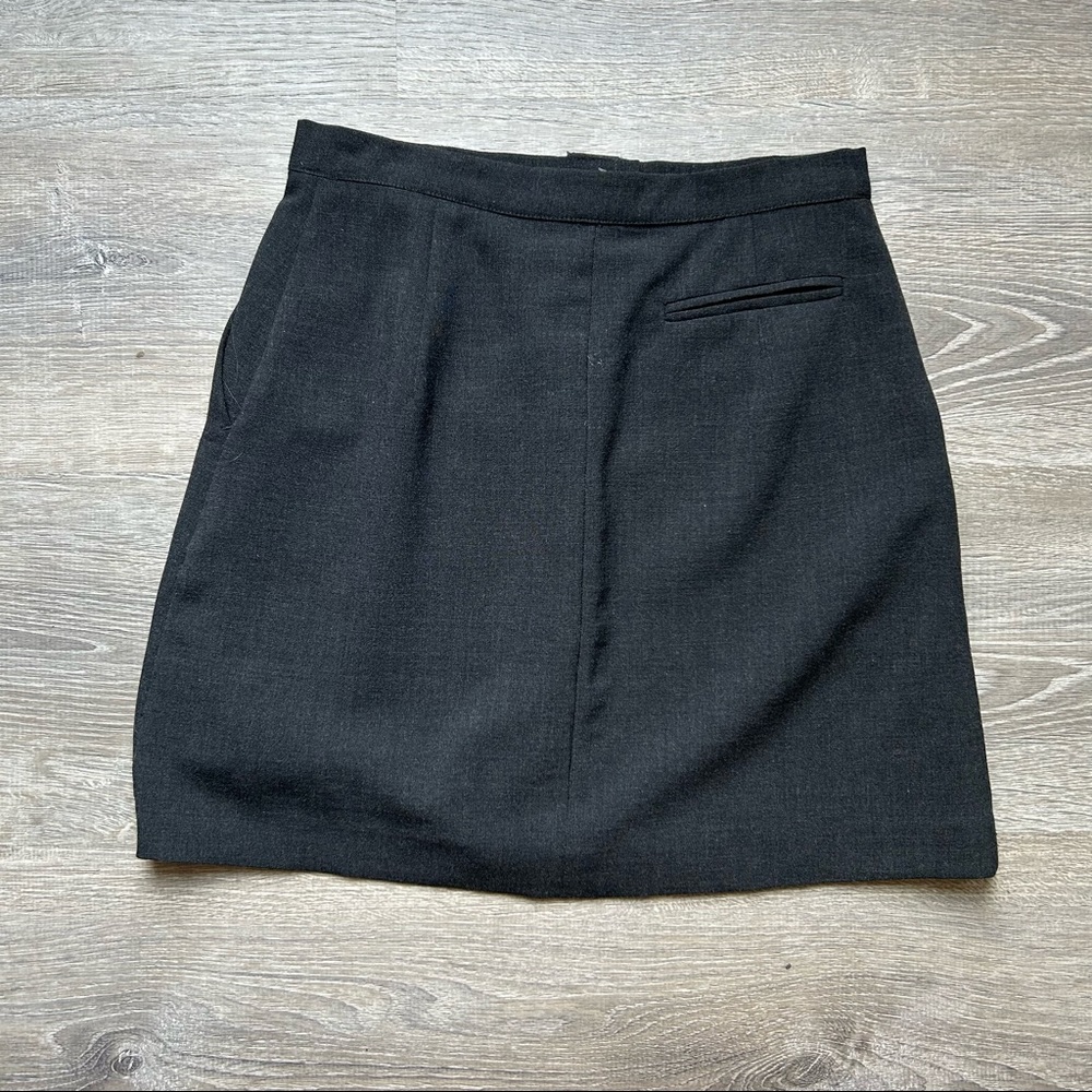 Gray Mini Skirt - Picture 4 of 4
